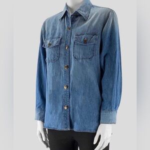 Current/Elliott Perfect Shirt denim size small
